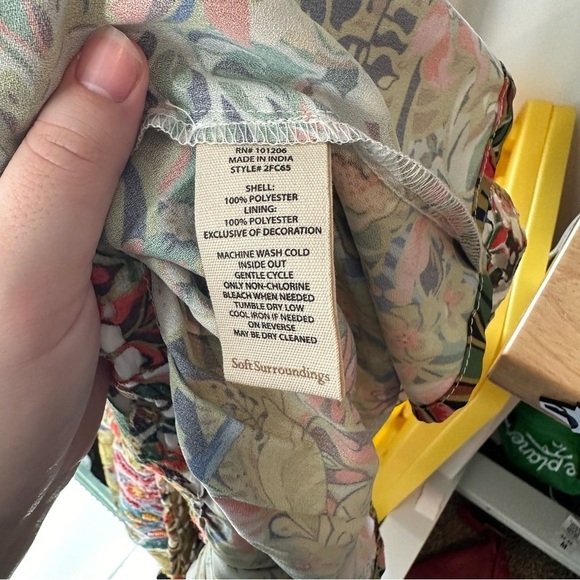 Soft Surroundings Ariege Jacket Beaded & Embroidered Lace Details Size M - Picture 7 of 7